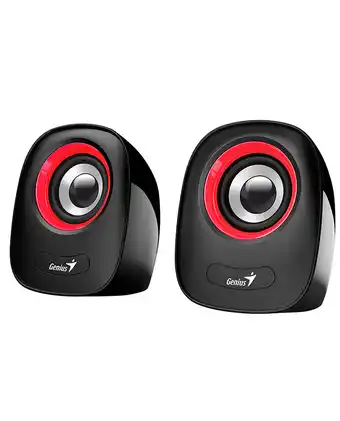 Tiendas EFE Parlante genius sp-q160 usb 6w - rojo oferta