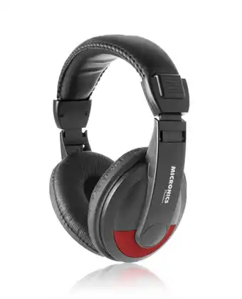Tiendas EFE Auriculares micronics platinium dj h701 con micrófono - negro y rojo oferta