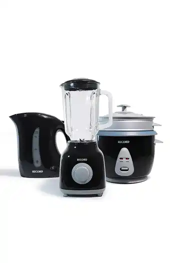 Tiendas EFE Combo record: licuadora 1.5l + olla arrocera multiusos 1.8l + hervidor elã©ctrico 1.7l oferta