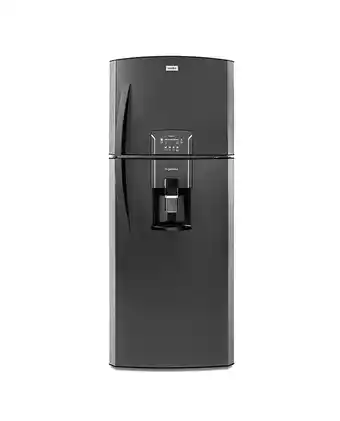 Tiendas EFE Refrigeradora mabe rmp400fzpc no frost 400l - black steel oferta