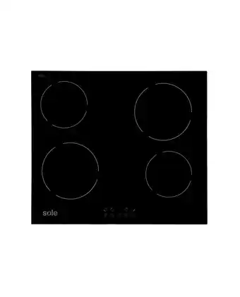 Tiendas EFE Encimera empotrable vitrocerámica sole 3120solco020v2 de 60 cm oferta