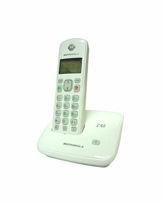 Tiendas EFE Teléfono inalámbrico motorola auri3520a 2.4ghz - blanco oferta