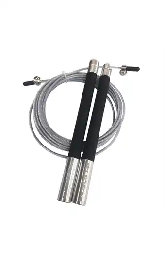 Tiendas EFE Ultra speed rope plateada (metal) mango delgado oferta