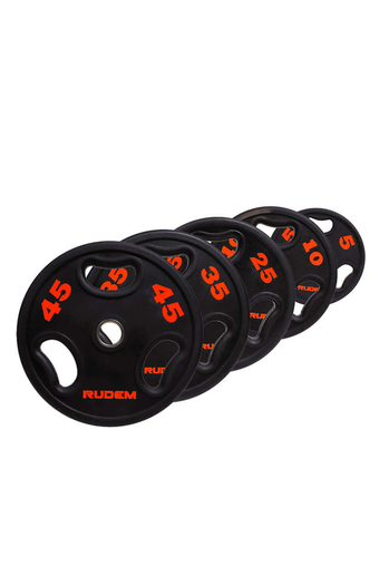 Tiendas EFE Weigth plate black letters orange: 2.5lb. 5lb, 10lb, 25lb, 35lb, 45lb oferta