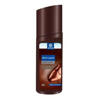 Tottus Betun liquido calzado marron tottus 75ml oferta