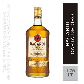 Tottus Ron bacardi carta oro oferta
