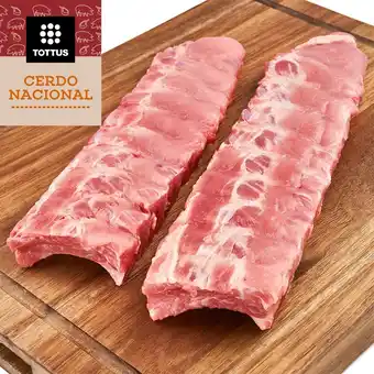 Tottus Baby ribs de cerdo oferta