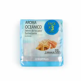 Tottus Jabon de tocador oceanico 125 gr oferta