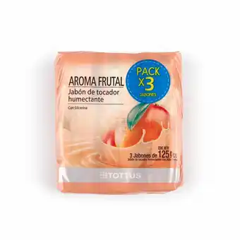 Tottus Jabon de tocador frutal 125 gr oferta