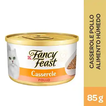 Tottus Alimento húmeda para gatos fancy feast sabor pollo en lata de 85 gr oferta
