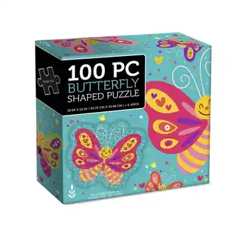 Tottus Rompecabezas 100 pzs forma mariposa oferta