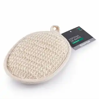 Tottus Esponja baño natural oval oferta