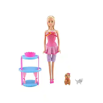 Tottus Muñeca fashion con 2 mascotas oferta