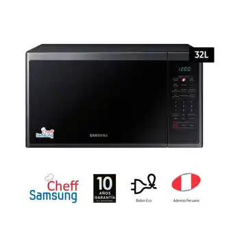 Tottus Microondas 32 l 1500 w negro ms32j5133ag/pe oferta