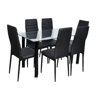 Tottus Juego de comedor capri 6 sillas oferta