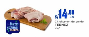 Makro Chicharrón de cerdo TERNEZ x kg oferta