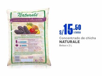 Makro Concentrado de chicha NATURALE Bolsa x 2 L oferta