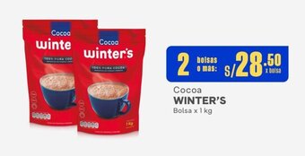Makro Cocoa WINTER'S Bolsa x 1 kg x 2 bolsas oferta