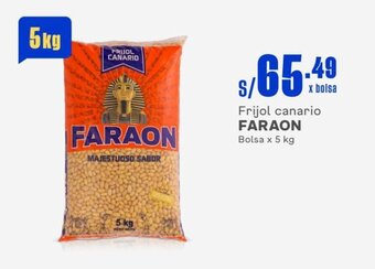 Makro Frijol canario FARAON Bolsa x 5 kg oferta