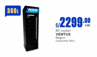 Makro BC cooler VENTUS Negro Capacidad: 360 L oferta
