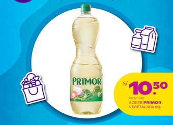 Tambo ACEITE PRIMOR VEGETAL 900 ML oferta
