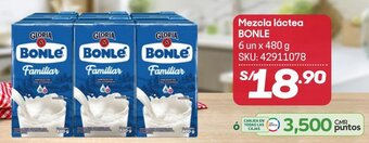 Hiperbodega Precio Uno BONLE Mezcla láctea 6 un x 480 g oferta