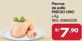 Hiperbodega Precio Uno Piernas de pollo PRECIO UNO x Kg oferta