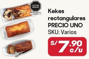 Hiperbodega Precio Uno PRECIO UNO Kekes rectangulares oferta