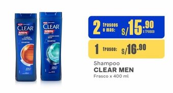 Makro Shampoo CLEAR MEN Frasco x 400 ml oferta