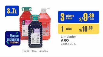 Makro Limpiador ARO Galón x 3.7 L oferta