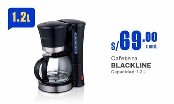 Makro Cafetera BLACKLINE Capacidad: 1.2 L oferta
