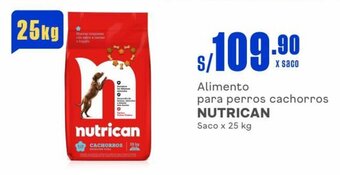 Makro Alimento para perros cachorros NUTRICAN Sac x 25 kg oferta