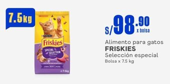 Makro Alimento para gatos FRISKIES Selección especial Bolsa x 7.5 kg oferta