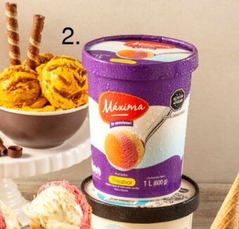 Metro En helados Máxima sabores variados x 500 ml / 1 / 2.5 L oferta