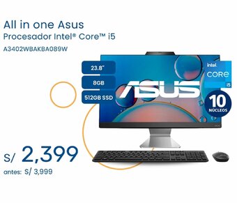 Tiendas EFE All in one Asus Procesador Intel Core i5 oferta