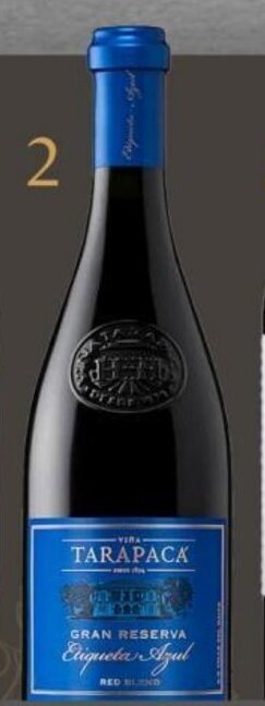 Wong VINO TARAPACÁ ETIQUETA AZUL BOT. X 750 ML oferta