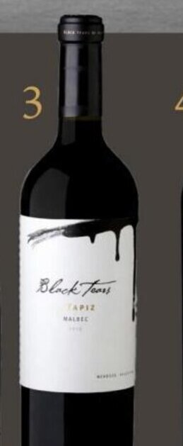 Wong VINO TAPIZ BLACK TEARS GRAN RESERVA BOT. X 750 ML oferta