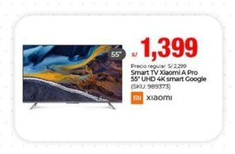 Metro Smart TV Xiaomi A Pro 55" UHD 4K smart Google oferta