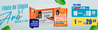 Plaza Vea Filete de tilapia Bolsa x 1 kg aro oferta
