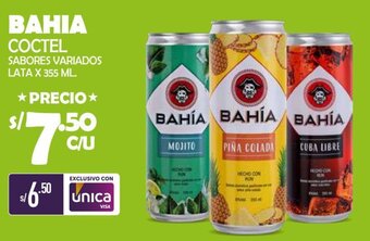 Vega BAHIA COCTEL SABORES VARIADOS LATA X 355 ML oferta