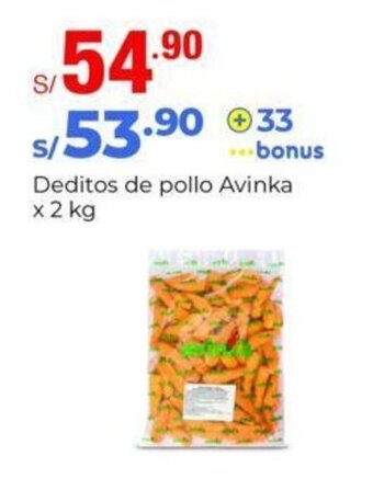 Metro Deditos de pollo Avinka x 2 kg oferta