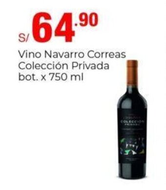 Metro Vino Navarro Correas Colección Privada bot. x 750 ml oferta