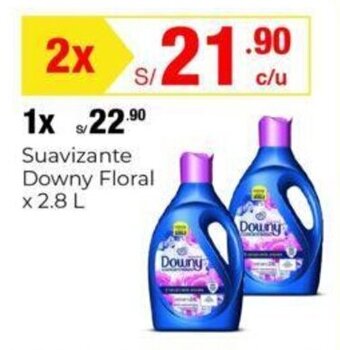 Metro Suavizante Downy Floral x 2.8 L x 2 oferta