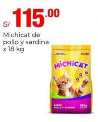 Metro Michicat de pollo y sardina x 18 kg oferta