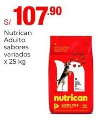 Metro Nutrican Adulto sabores variados x 25 kg oferta