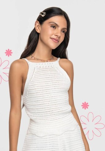 Metro Top crochet Urb mujer desde oferta