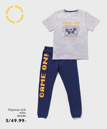 Metro Pijamas Urb niño desde oferta