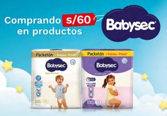 Wong Comprando en productos Babysec oferta