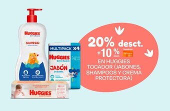 Wong EN HUGGIES TOCADOR (JABONES, SHAMPOOS Y CREMA PROTECTORA) oferta