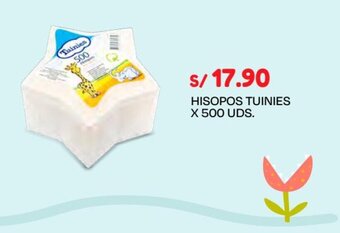 Wong HISOPOS TUINIES X 500 UDS. oferta